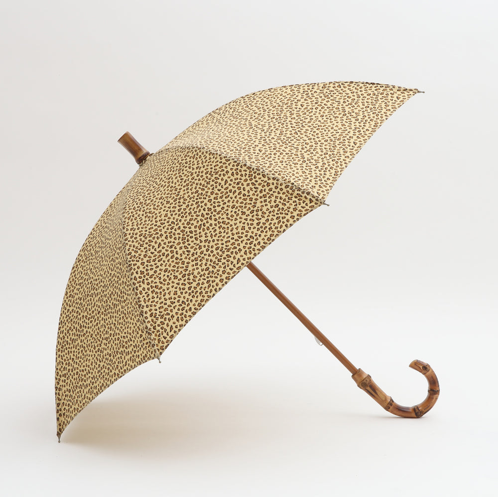 UMBRELLA BAMBOO<br>長傘 バンブー<br>レオパード